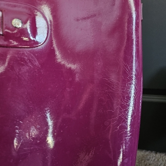 Hunter Tall Glossy Violet Rain Boots Sz 5 - Picture 11 of 15